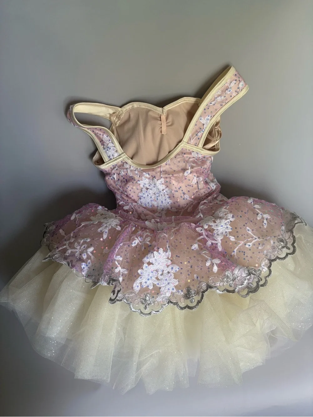 Weissman Pink and Cream Sequin Ballet Tutu
